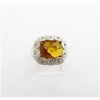 Anneau Damiata Gioielli Femme in Or blanc Zircone 2145/102/2-D199 - 2145/102/2-D199